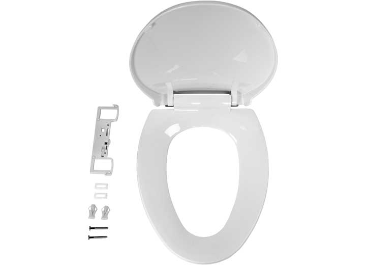 Lippert Flow Max Replacement RV Toilet Seat, White  • 2022121972