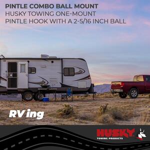 Husky Towing Pintle Combo Ball Mount 2-5/16