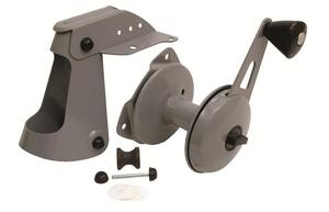 Attwood Anchor Lift System, Lifts and Drops Anchor, Heavy-Gauge Steel, Self-Lubricating Nylon Wheels • 13710-4