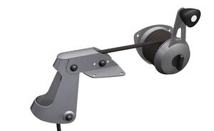 Attwood Anchor Lift System, Lifts and Drops Anchor, Heavy-Gauge Steel, Self-Lubricating Nylon Wheels • 13710-4