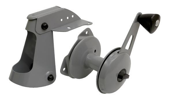 Attwood Anchor Lift System, Lifts and Drops Anchor, Heavy-Gauge Steel, Self-Lubricating Nylon Wheels • 13710-4