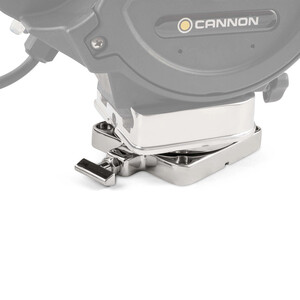 Cannon 22.5° Mirror Cast 316 Stainless Steel Swivel Downrigger Low-Profile Mount Base  • 1903002