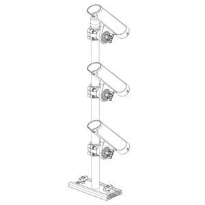 Scotty Track Mounted Rod Holder Tree  • 0333