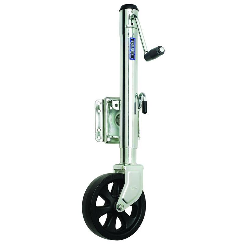 Fulton Marine Trailer Jack, 1,500 lbs. Lift Capacity, Sidewind, Bolt-On Side Mount, 10 Inch Travel  • XP15 0101