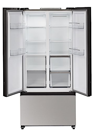 InVision Stainless Steel French Door-Fridge for RV  • 180-4552