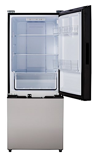 InVision Dual Swing Door Stainless Steel RV Refrigerator, 10.7cu.ft.   • 180-4562