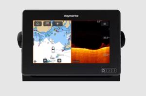 Raymarine Axiom 7 DV MFD with CHIRP DownVision, CPT-100 DVS Transducer & Navionics+ Chart  • E70364-02-NAG