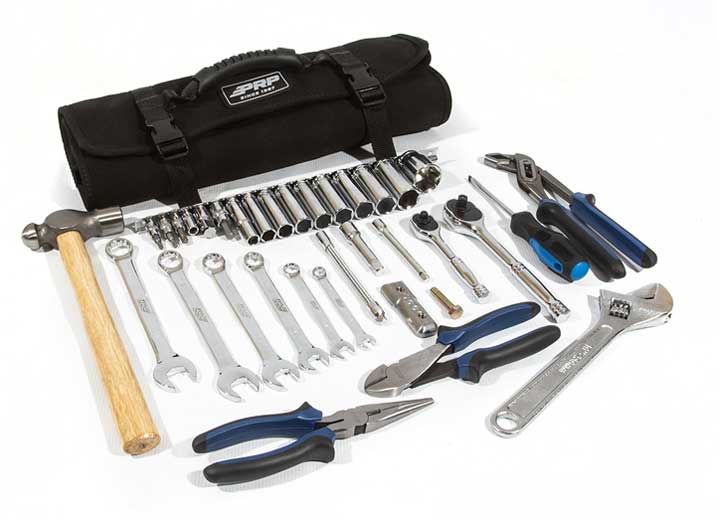 PRP RZR Roll-Up Tool Bag w/ 39 Piece Tool Kit  • E98