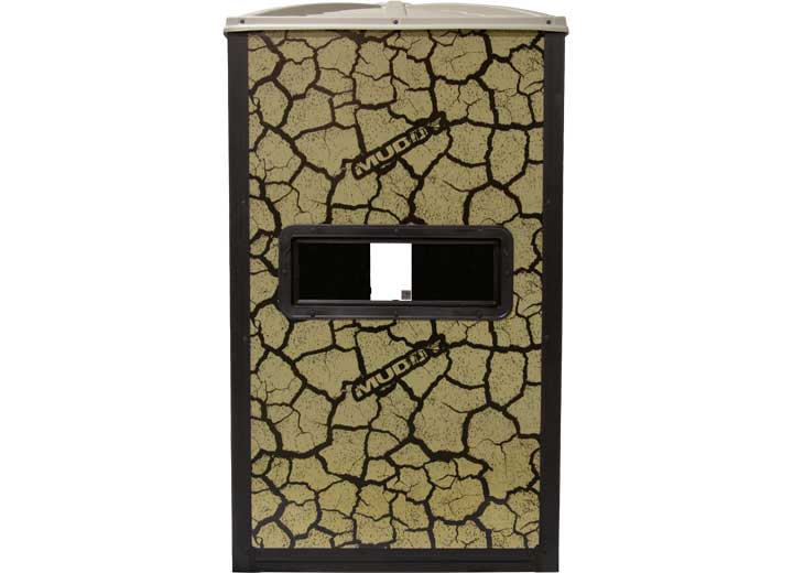 Muddy Striker Steel Box Blind, Cracked Mud Camo  • MUD-BBBST2000