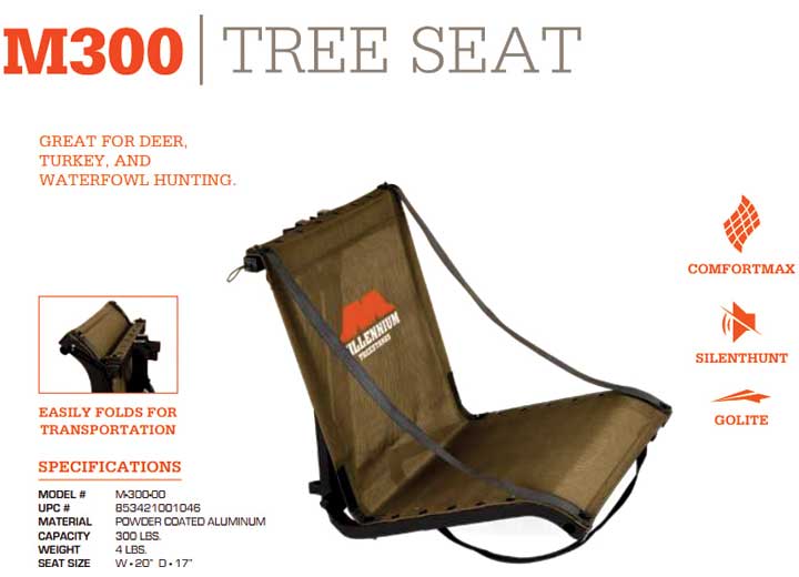 Millennium M300 Tree Seat  • M-300-00