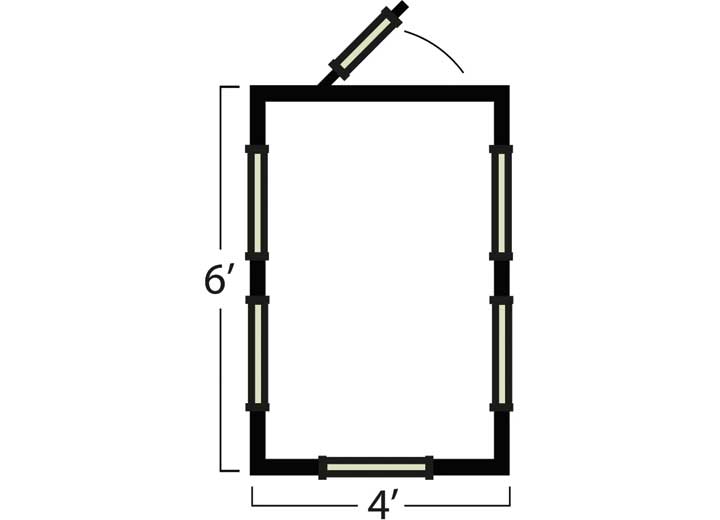 Shadow Hunter Marksman 4x6 Combo Bow/Gun Hunting Blind  • MM46BG1