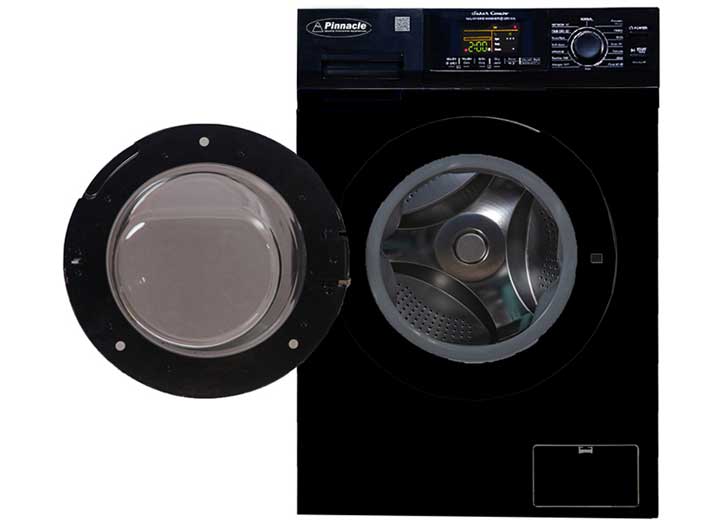 Pinnacle Super Combo Washer-Dryer, 15lbs Black  • 22-4600 L B