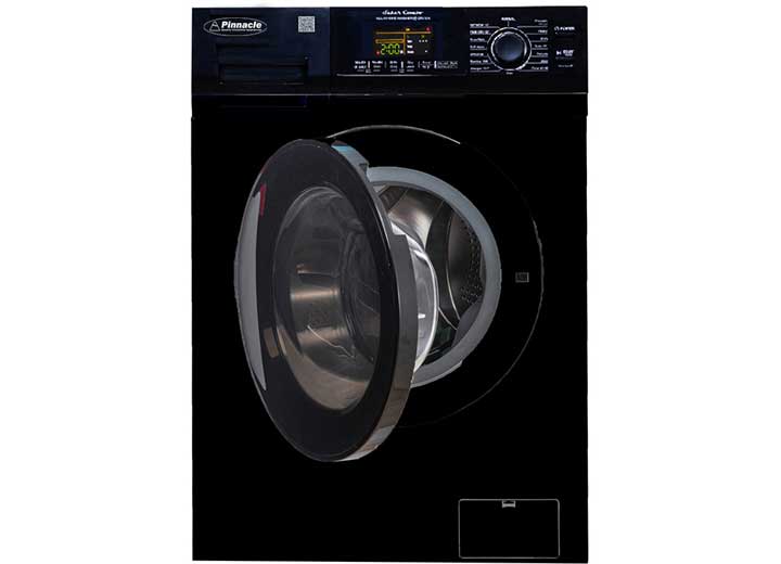 Pinnacle Super Combo Washer-Dryer, 15lbs Black  • 22-4600 L B