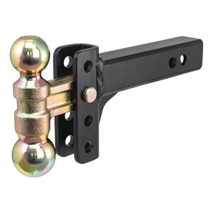 Curt Slim Adjustable Channel Mount w/ Dual Ball, 2