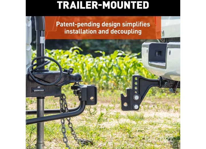 Curt TruTrack 2P Trailer-Mounted Weight Distribution Hitch, 8-10K  • 17510