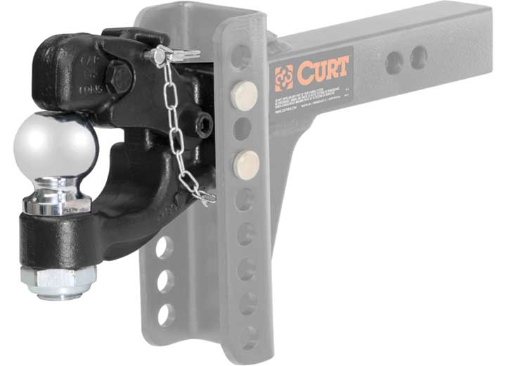 Curt Replacement Channel Mount Ball & Pintle Hitch, 2