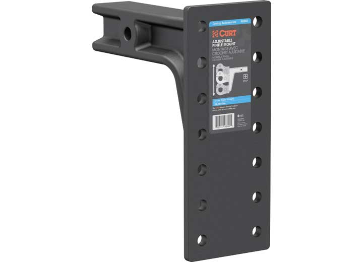 Curt Adjustable Pintle Mount, 2-1/2