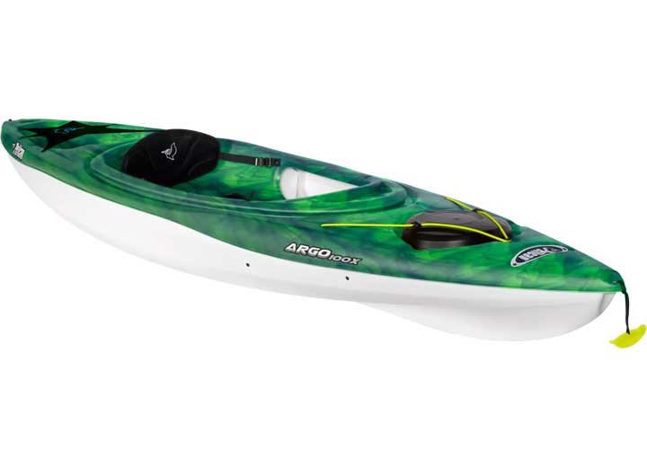 Pelican Argo 100X Sit-in Kayak, Vapor Deep Blue/Yellow  • KFF10P204