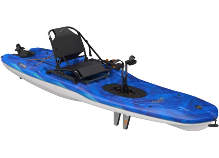 Pelican Getaway 110 HDII Recreational Pedal Kayak, Vapor Blue  • MHP10P101