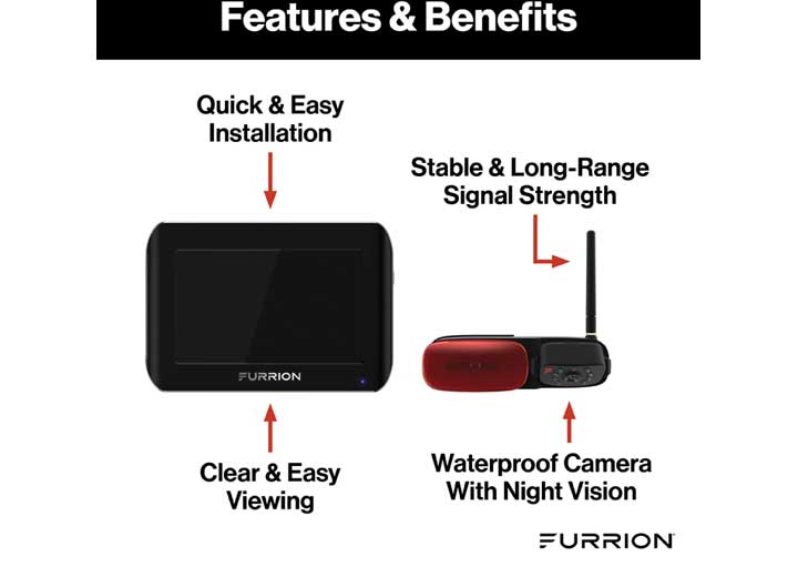 Furrion Vision S RV Backup Camera System with 5