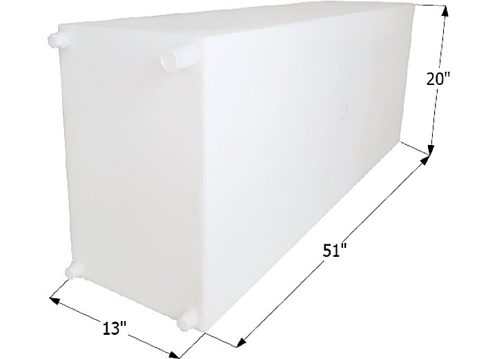 Icon 54 Gallon Fresh Water Tank w/ 1/2