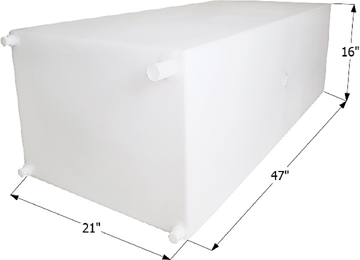 Icon 63 Gallon Fresh Water Tank with 1/2