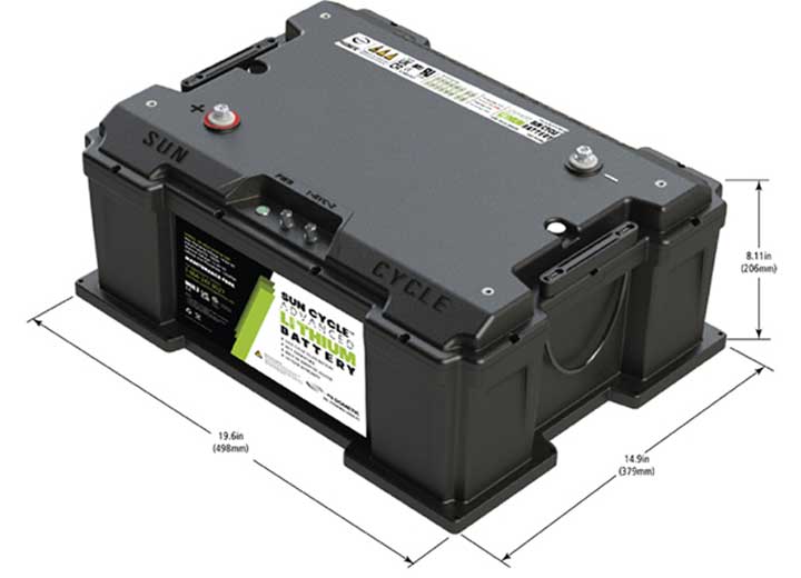 Go Power 300 Amp-Hour Advanced Lithium Battery, 12 Volt  • GP-ADV-LIFEPO4-300