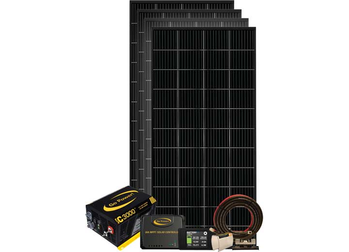 Go Power PowerTrak 800-Watt Solar & Inverter/Charger System  • GP-PT-800