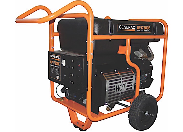 Generac 17,500 Watt Gas-Powered Portable Generator, Electric Start • G0057352