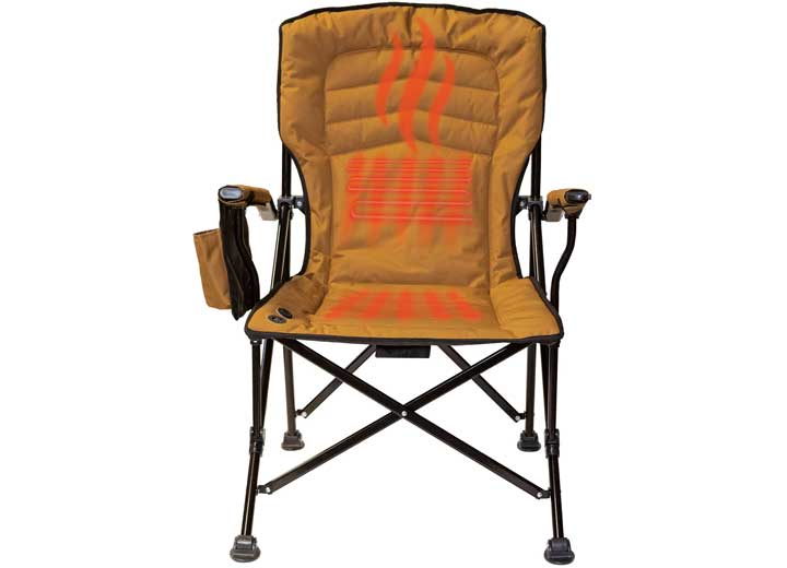 Kuma Outdoor Gear Switchback Heated Camping Chair – Sierra/Black  • 887-KM-SBHC-SB