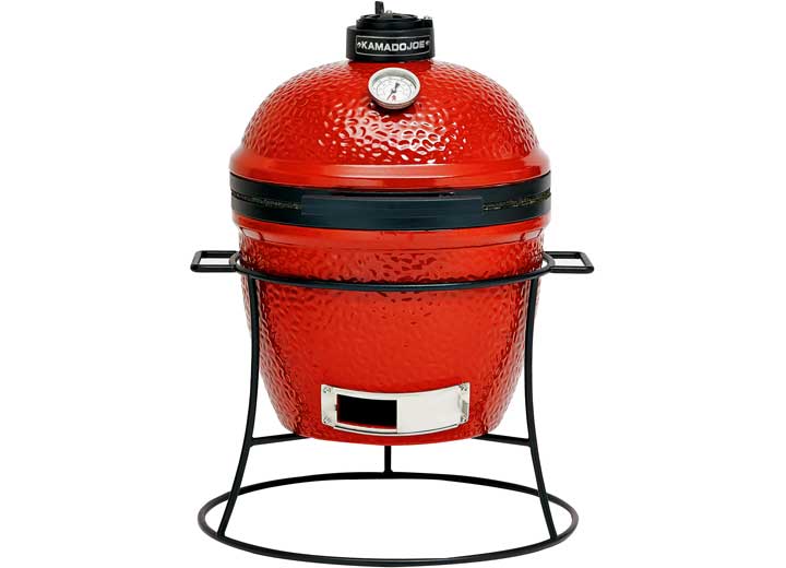 Kamado Joe Joe Jr with Cast Iron Stand  • KJ13RH