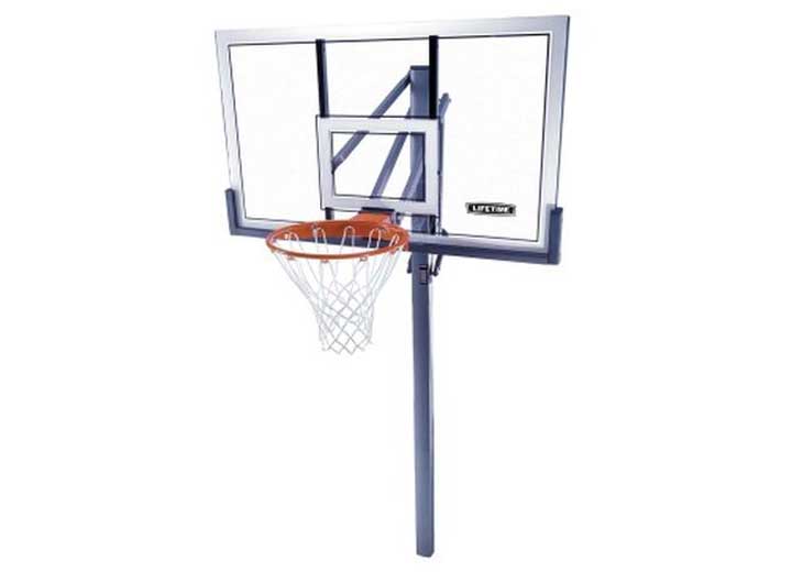 Lifetime Adjustable In-Ground Basketball Hoop - 54-inch Acrylic  • 78888