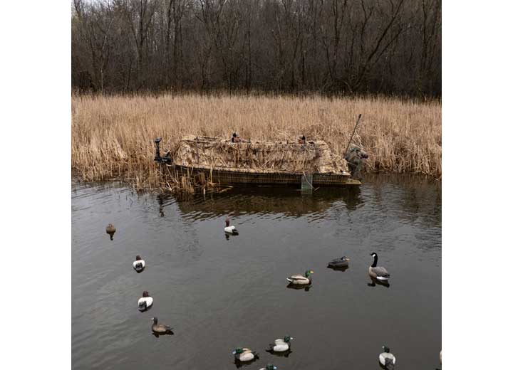 Beavertail 1800 Series Boat Blind, Karma Wetland, Fits 17' - 18' Boats, Up To 86