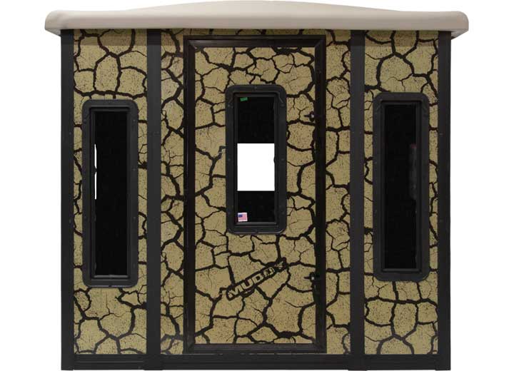 Muddy Penthouse Steel Box Blind, Cracked Mud Camo  • MUD-BBBST7000