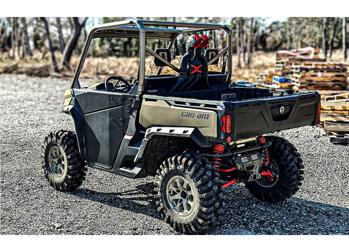 Thumper Fab 16-25 Can-Am Defender Half Doors- Single Cab/Front - Black  • TF041701.F