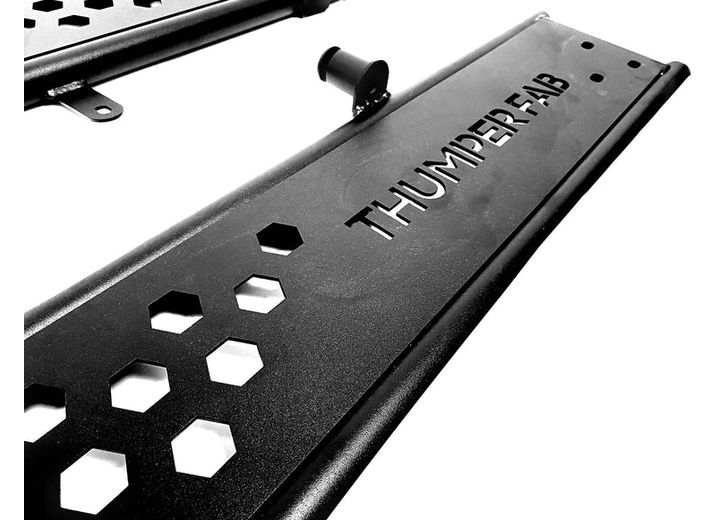 Thumper Fab 2018-Current Polaris Ranger Crew Big Nerf Rail Set, Black  • TF010701-BK