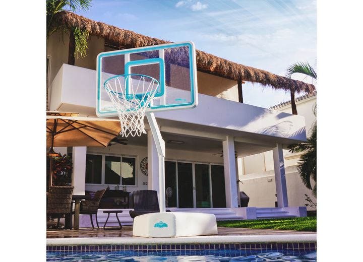 Dunn-Rite Splash & Shoot Clear Adjustable Height Premium Pool Basketball Hoop  • B6000C