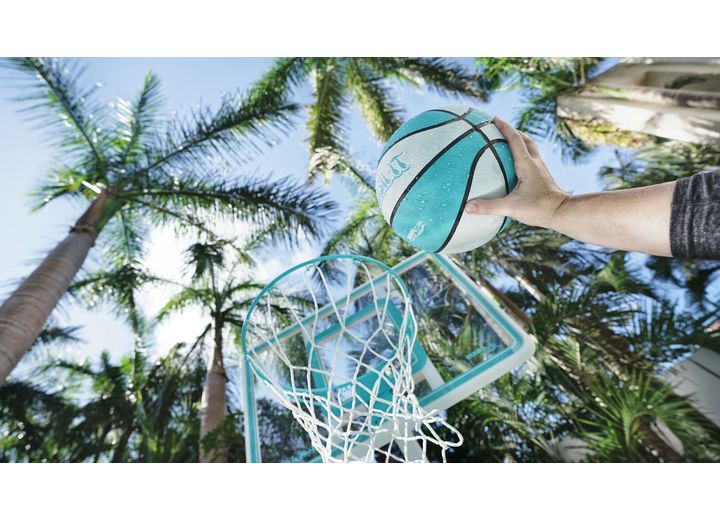 Dunn-Rite Splash & Shoot Clear Adjustable Height Premium Pool Basketball Hoop  • B6000C