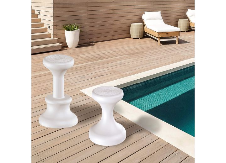 Dunn-Rite Pool Stool Swim-Up Barstool • Pre-Weighted • 24