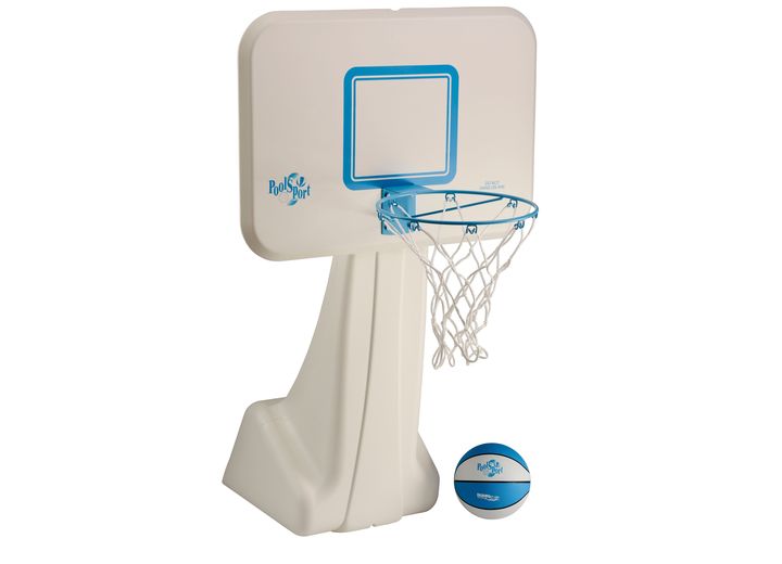 Dunn-Rite PoolSport Stainless Water-Filled Poolside Basketball Hoop Set  • B950