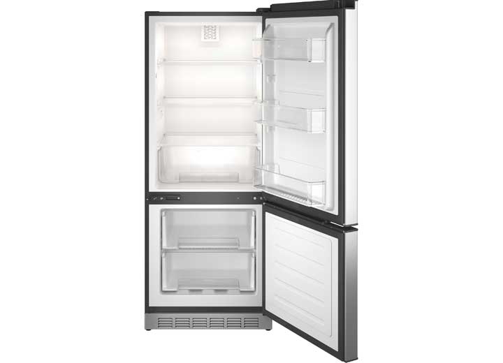 GE Appliances Profile 10.0 cu. ft. 12V DC Bottom Freezer Refrigerator  • PBV10RSTSS