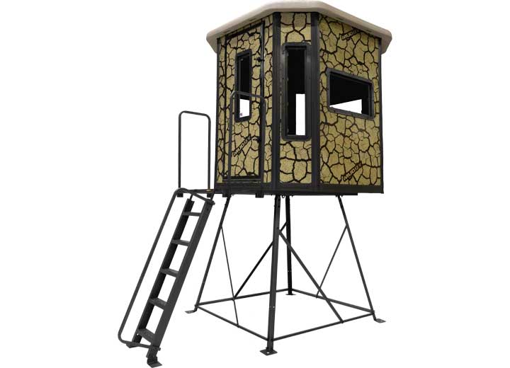 Muddy Bull XL Steel Box Blind with 5' Tower  • MUD-BBBST5000-5C