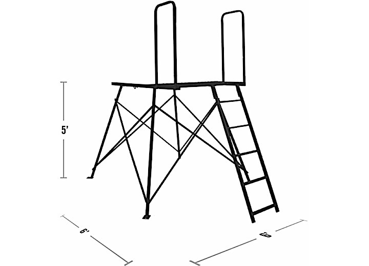 Muddy Deluxe 5' Tower for BBB1000 and BBB0750  • MUD-BBT200