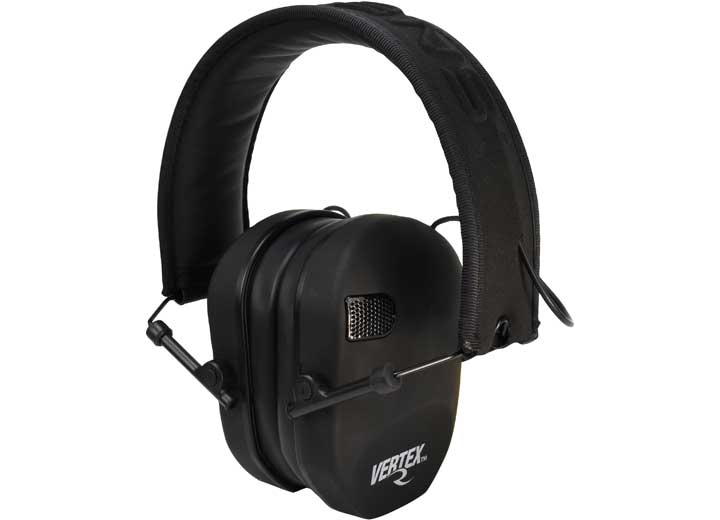 Radians Vertex Electronic Low-Profile Earmuff, Black  • VX0110CS