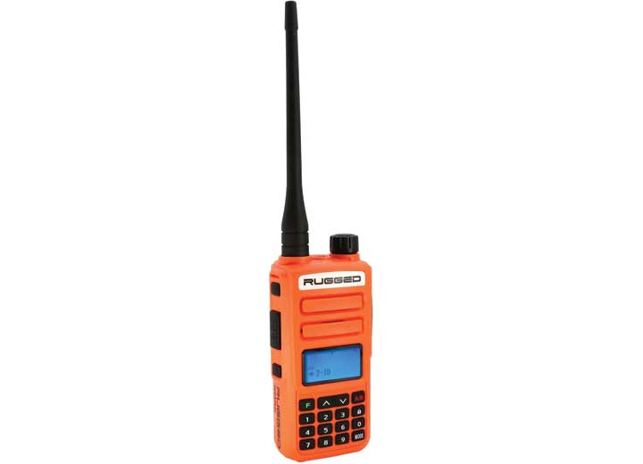 Rugged Radios GMR2 PLUS - GMRS / FRS Two Way Handheld Radio  • GMR2-PLUS-ORN