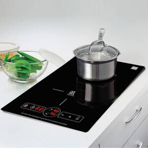 Pinnacle 2-Burner Built-In Induction Cooktop, Electric Ignition, 1800W, 13