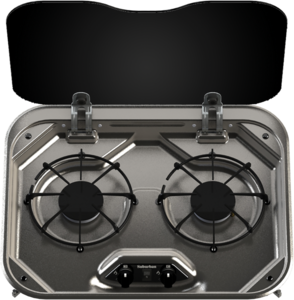 Suburban Dual Burner Cooktop Range with Flush Mount Glass Cover  • 3333AST