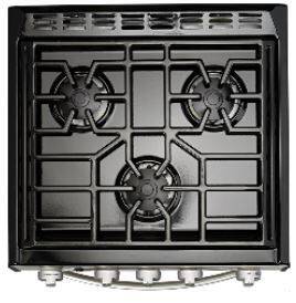 Suburban 3 Burners Slide-In Silver 5800 RTU RV Cooktop with Deluxe Grate & Clear Glass Cover  • 3632A