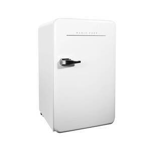 Magic Chef 3.2 cu. ft. Retro Mini Refrigerator, White  • MCR32CHW