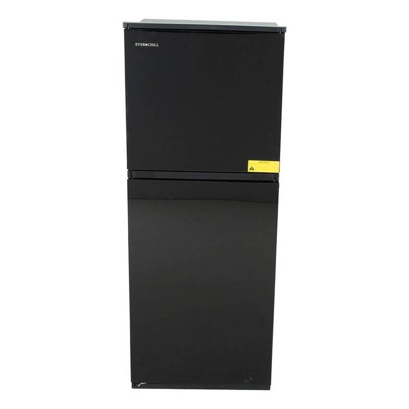 Everchill RV Refrigerator - 12V, 10.7 cu. ft., Dual Swing Doors, Black  • 107751